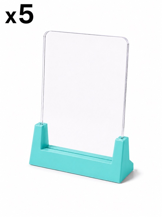 3D printed Other - (5) Aqua Trading Card Single Top Loader Display Stand (Set of 5)